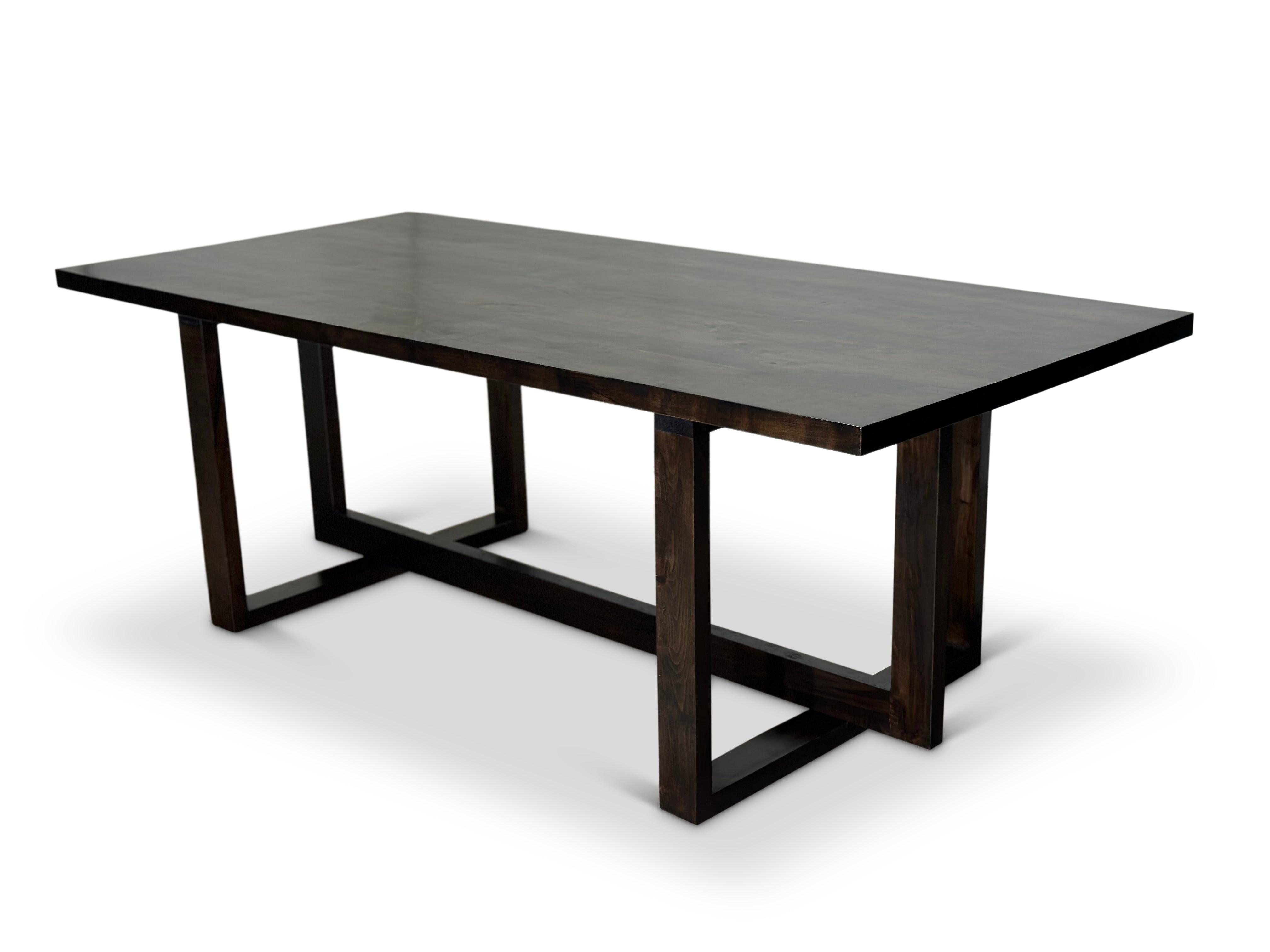 Floating Timber Frame Dining Table - Innate Furniture