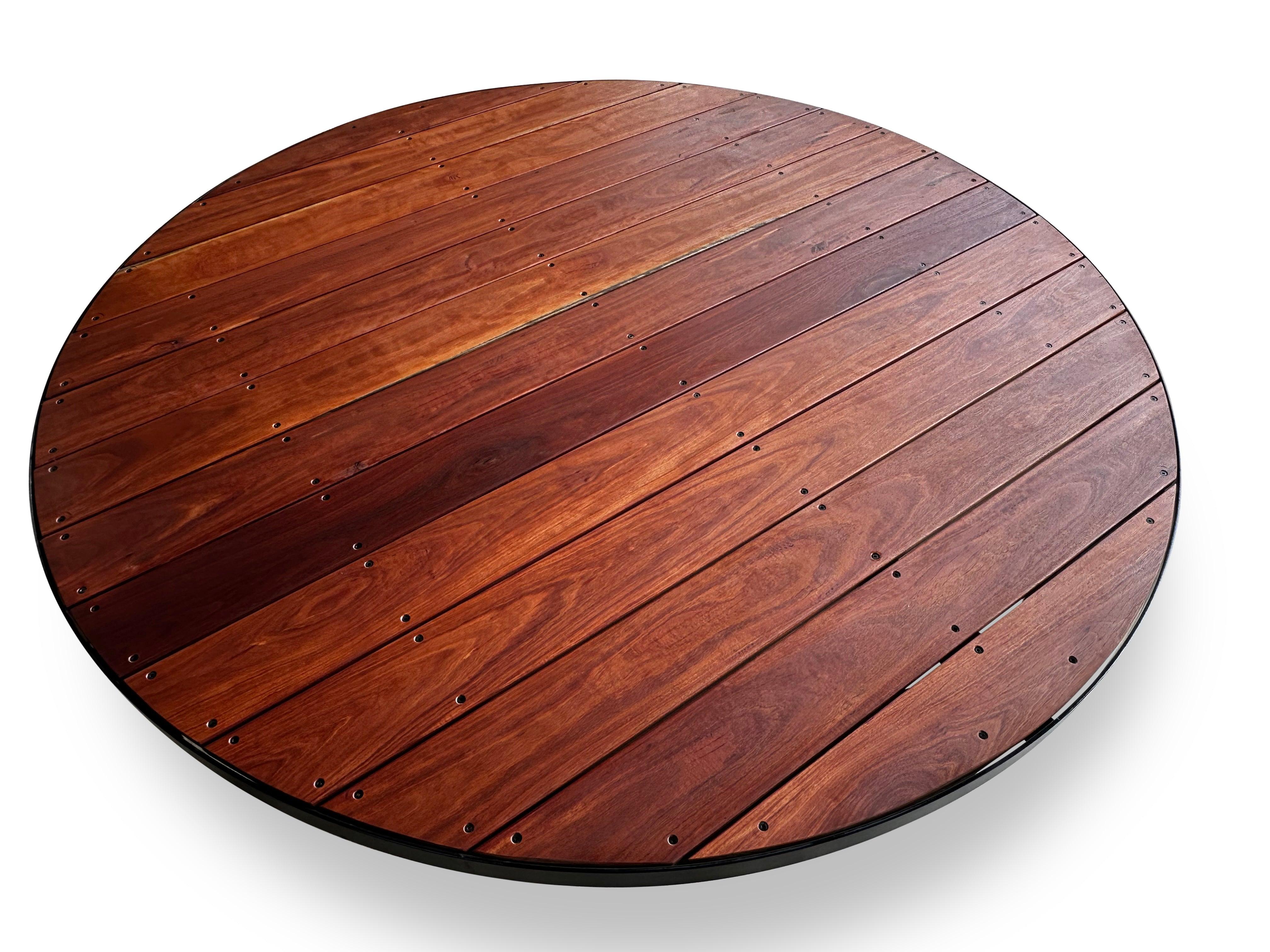 Hardwood Round Table