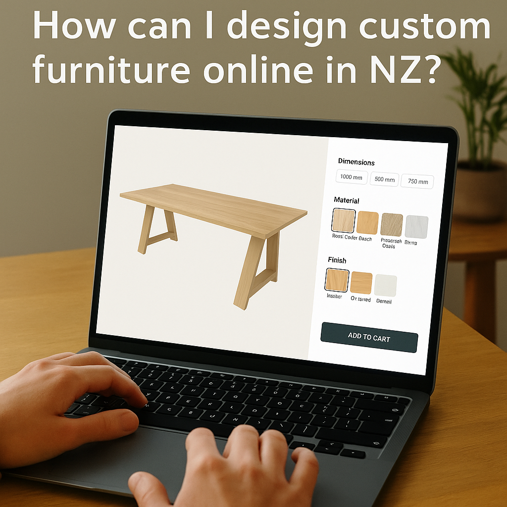 How can I design custom furniture online in NZ?