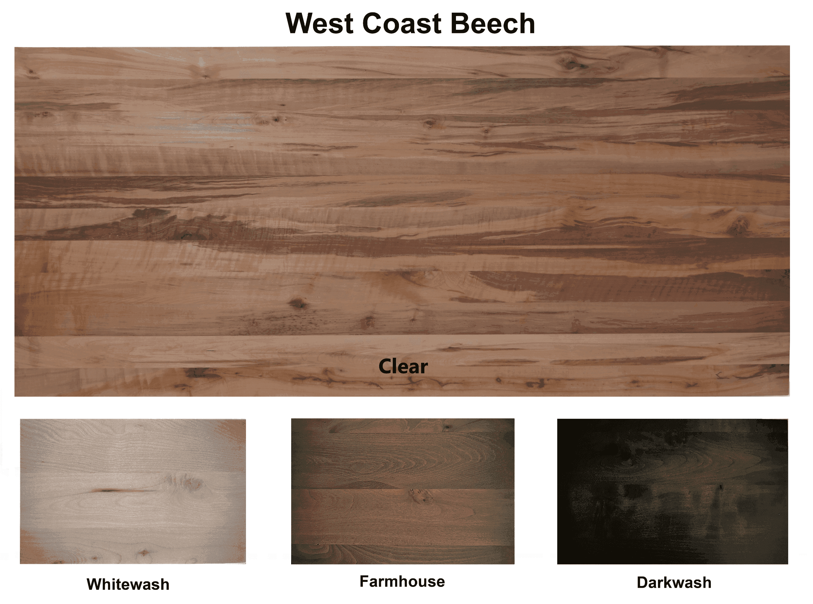 West Coast Beech timber colour swatch, natural hardwax oil finish