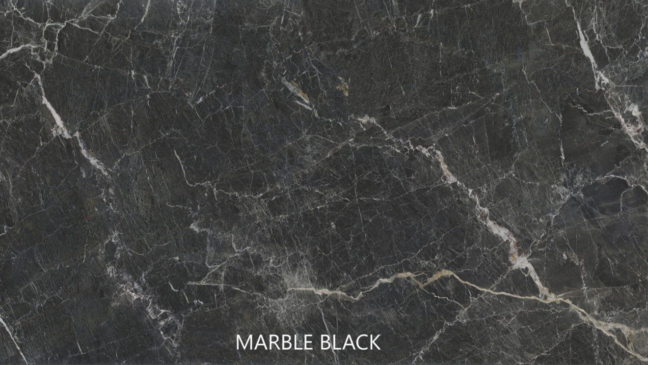 Black marble texture with 'Marble Black' label