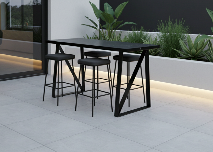 Alfresco Bar Leaner NZ | Porcelain & Steel | Innate