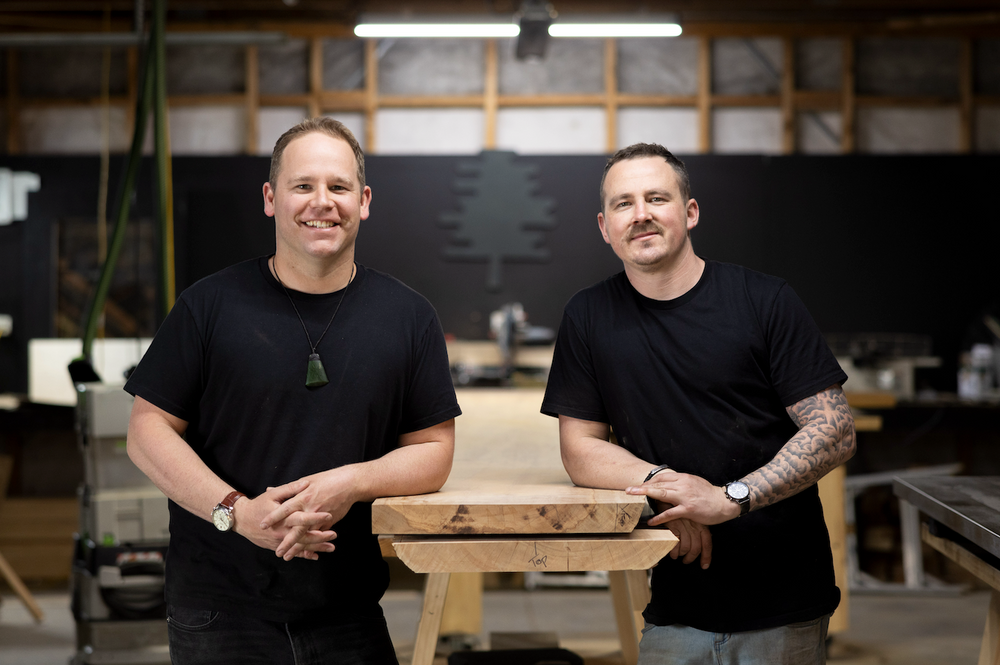 Guido and Nick at Innate Furniture