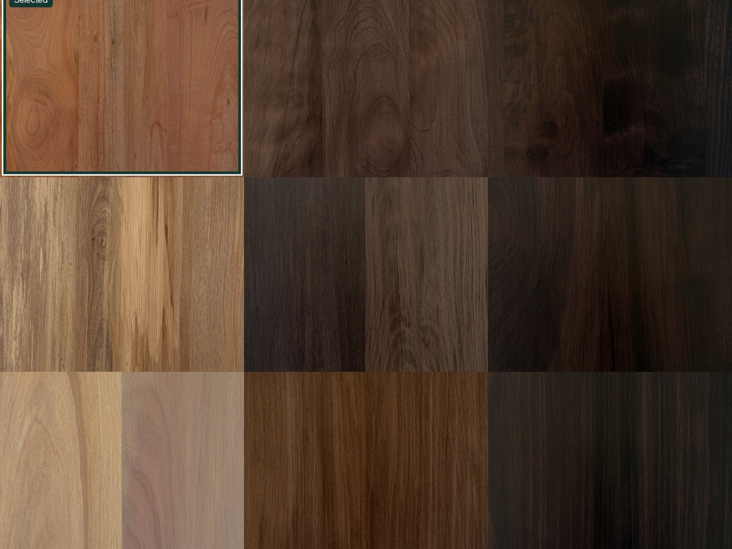 West Coast Beech - Natural highlighted on Innate Furniture timber sample grid