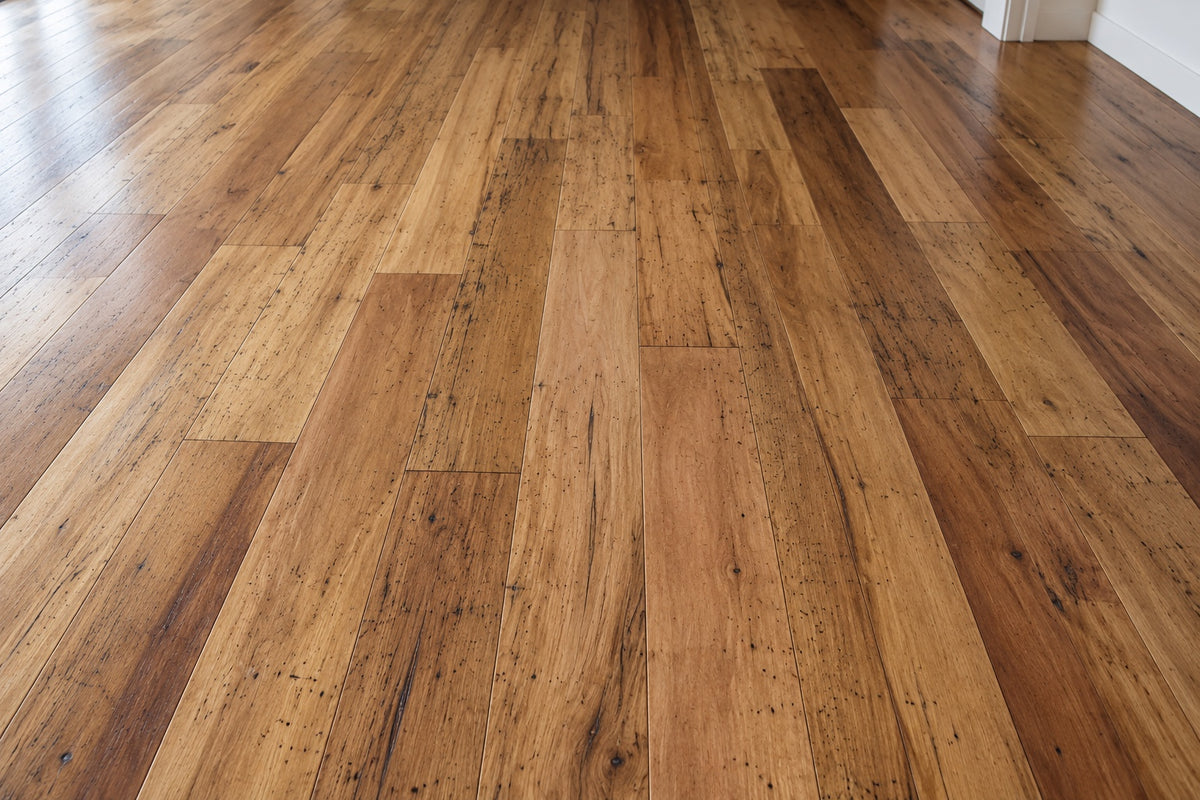 Illustration of Heritage grade beech flooring, wide boards