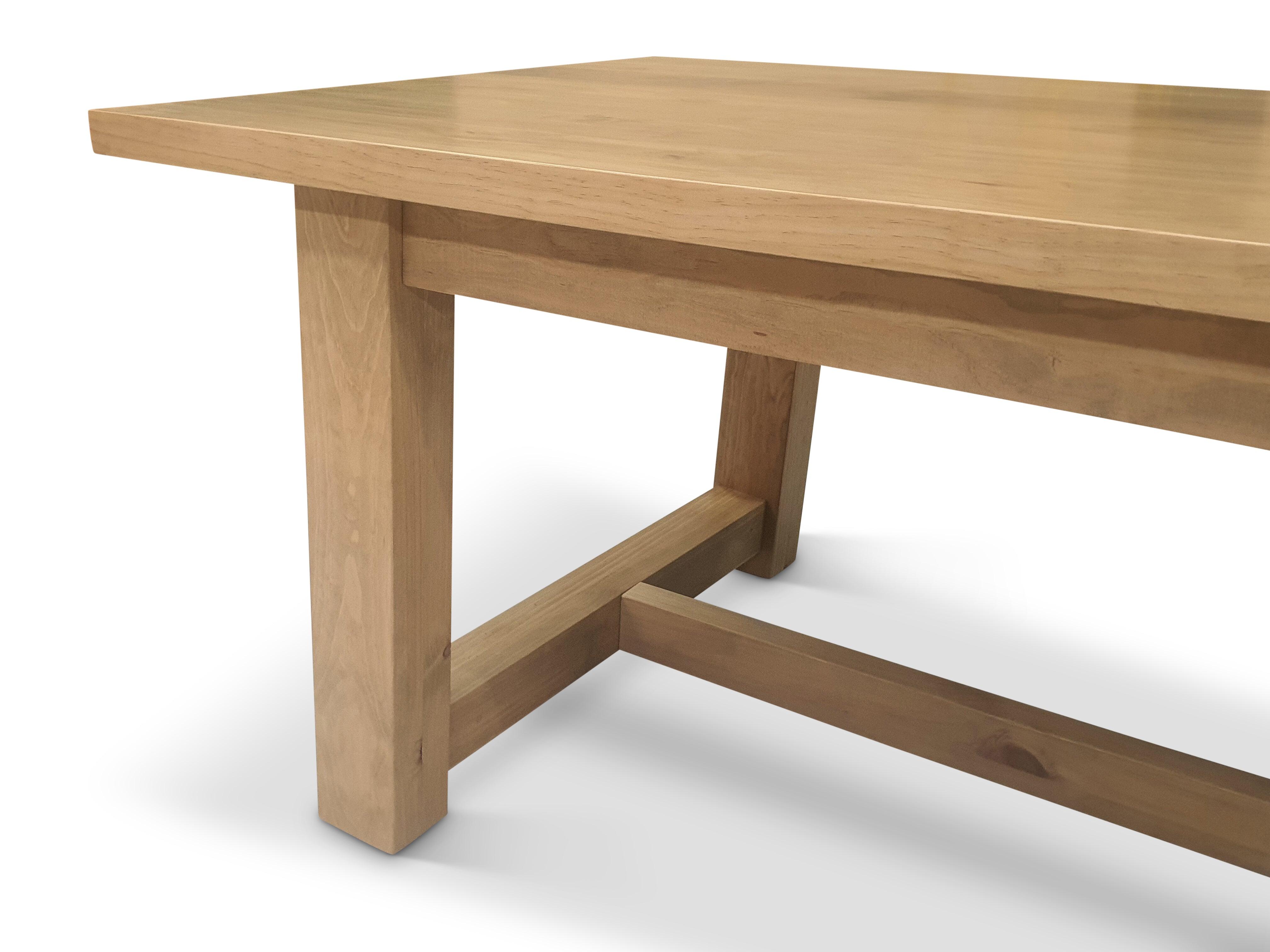 Angled Timber Frame Dining Table - Innate Furniture
