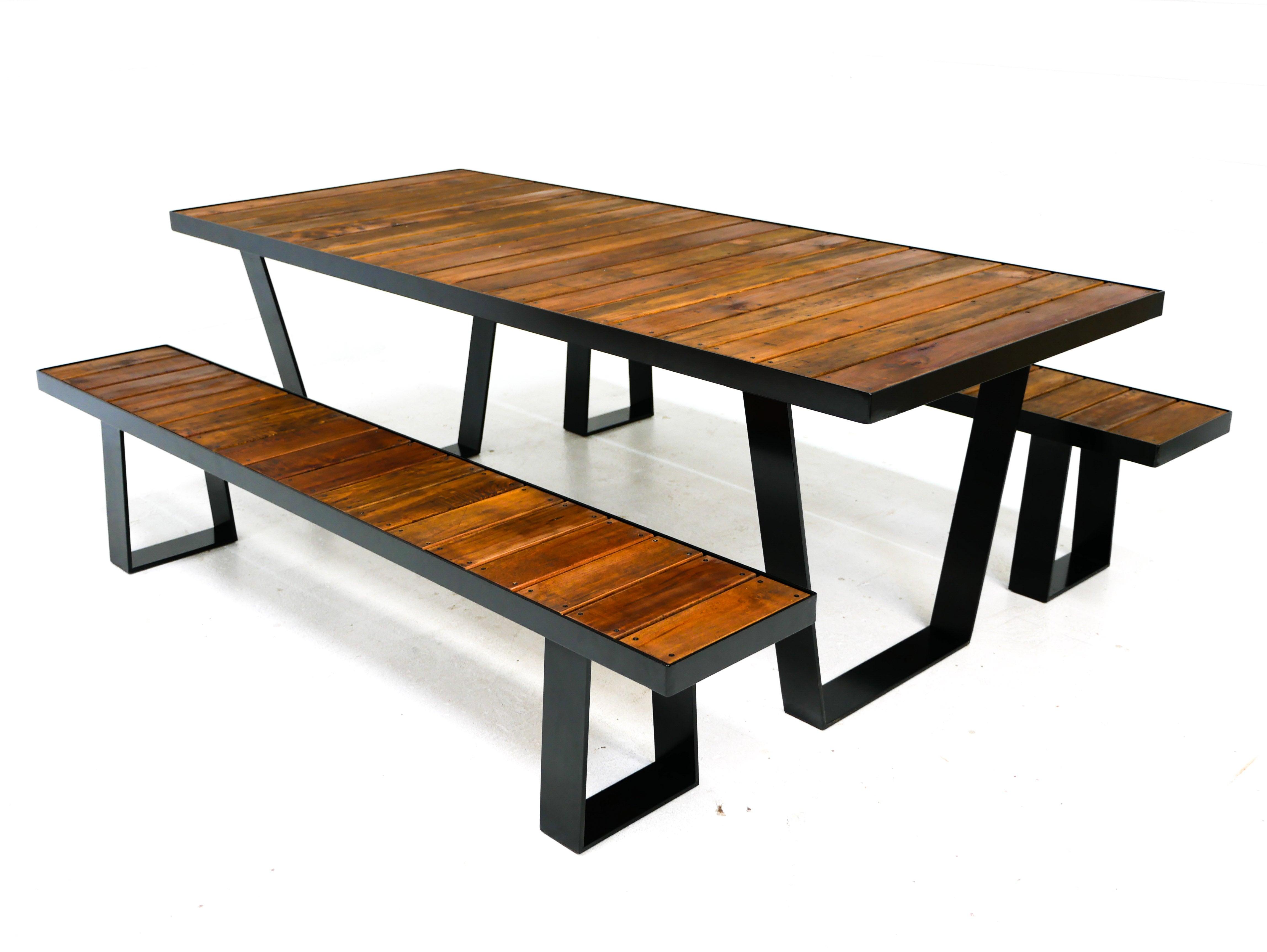 Exterior Dining Table - Angled Frame - Innate Furniture