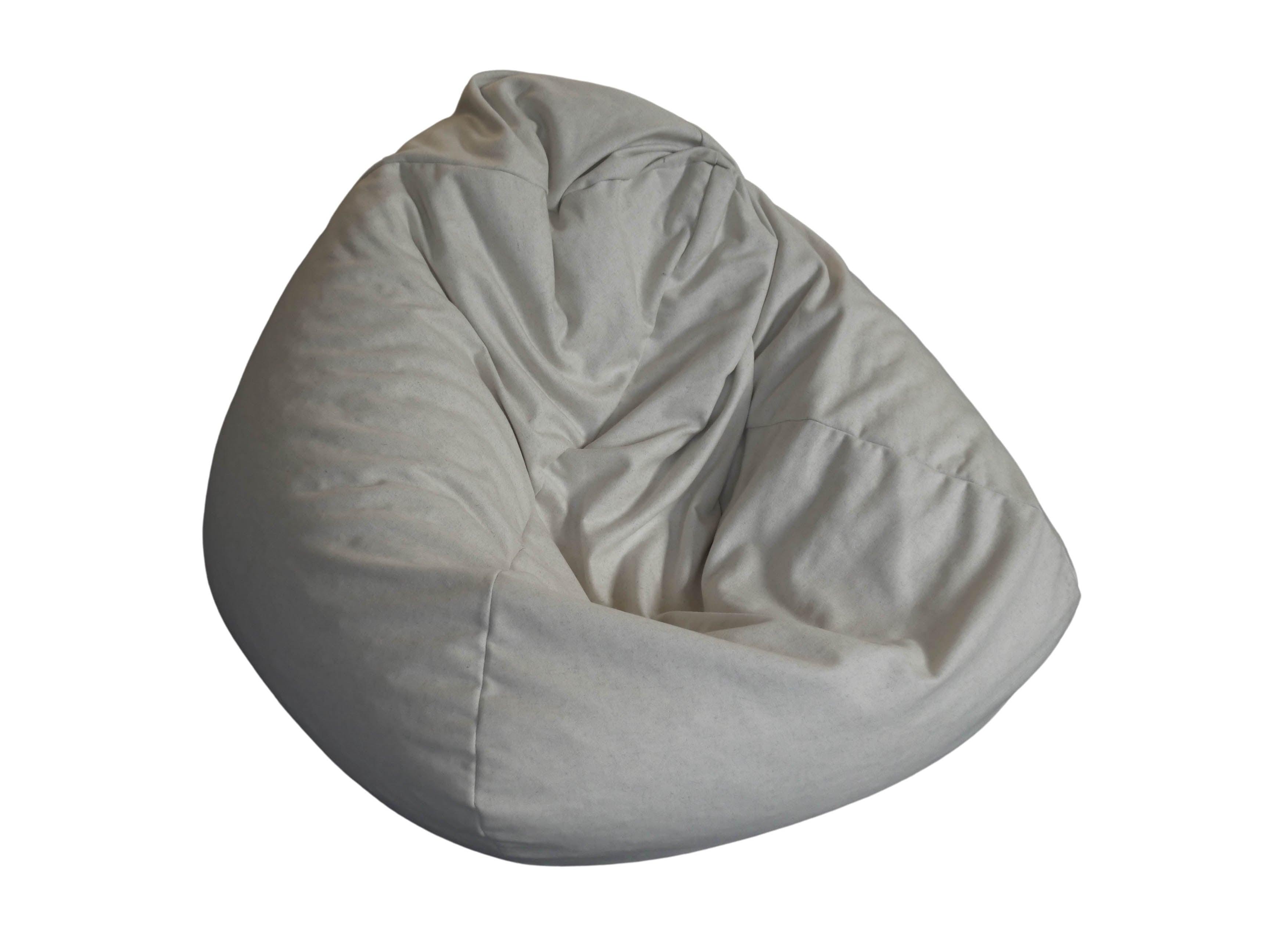 Woollen Bean Bag - Cream - Innate Furniture